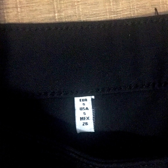 Zara jet black skinny jeans size small - Picture 6 of 10